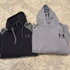 Under Armour Men's Black and Gray Sweater